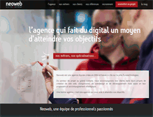 Tablet Screenshot of neoweb.fr